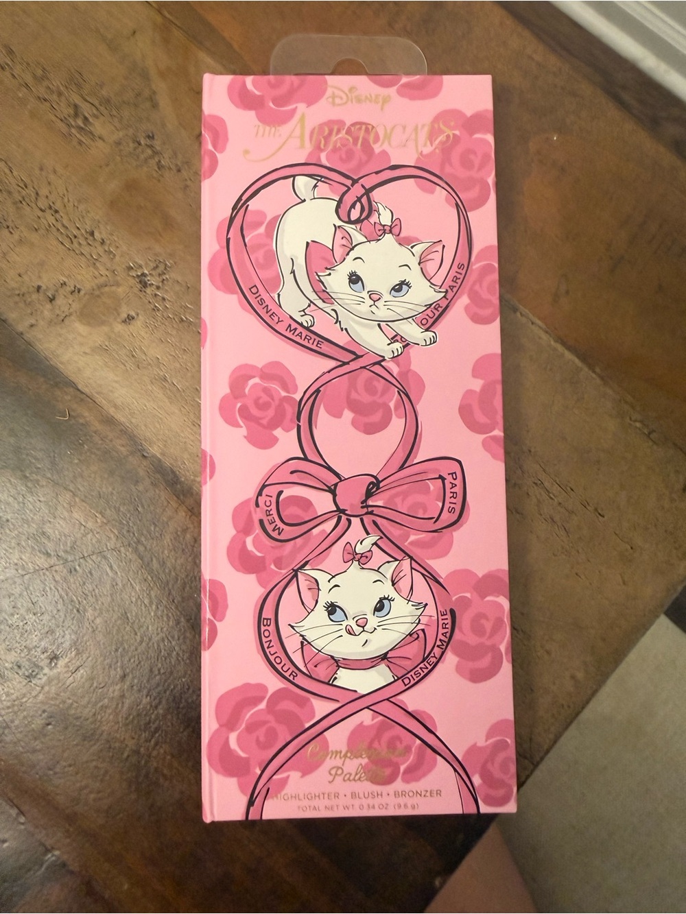 Disney Aristocats Marie Pink Cat-Themed Highlighter, Blush & Bronzer Palette